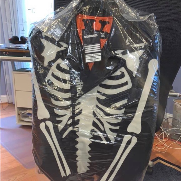 Vlone X Neighborhood Leather Jacket - Picture 3 of 4